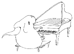 aaron's piano drawing